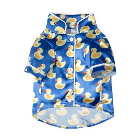 New Dog Clothes Autumn And Winter Cat Clothes (Option: Blue-XS)